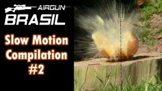 Slow Motion  Calibre .22 - Compilation #2 - Daystate Airwolf MCT .22