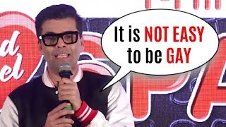 EMOTIONAL Karan Johar Says 'It Was Not Easy Being Gay'