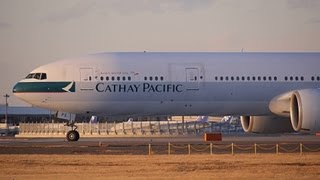 Cathay Pacific Airways Boeing 777-300ER B-KPE Takeoff from NRT 34L