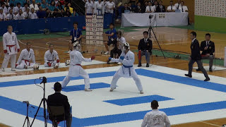 2017年 空手道 男子団体組手 決勝 高松中央×日本航空