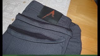 Как подшить брюки(типа стрейч)