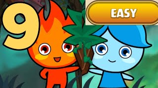 LuckyBoy And PrettyGirl 2 Level 9 Easy Android Walkthrough Forest Temple Maze Fireboy & Watergirl