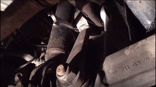 Mercedes Benz E W211 передние тяги стабилизатора замена
