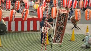 2019年築地本願寺納涼盆踊り大会③　大江戸助六太鼓盆太鼓ゆかた音頭