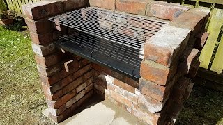 How I build a BRICK BBQ ...never done it before