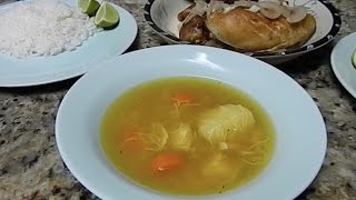 CUBAN CHICKEN SOUP (Sopa de pollo Cubana) Easy and Delicious RECIPE!