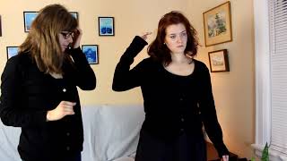 Kat & Kat Hypnotized: Girl Posed by her Roommate While Hypnotized to Believe She's a Mannequin