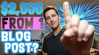 How To Make $2,000 With Amazon Affiliate Marketing