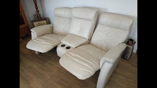 Диван реклайнер ,натуральна шкіра, меблі для з Німеччини