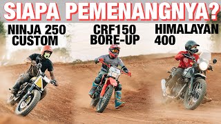 DITANTANG BALAPAN SAMA NINJA 250 & CRF 150, MENANG APA KALAH? - #423