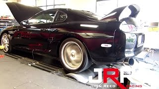 1000HP Stroker Supra tuning on the dyno (John Reed Racing tuned)