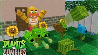FNAF Monster School: Plants vs Zombies - Minecraft Animation