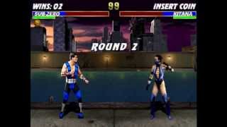 Ultimate Mortal Kombat 3 Arcade  Sub-Zero Playthrough