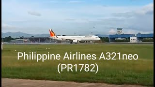 Philippine Airlines A321neo as PR1782 Departure @ Puerto Princesa. (Puerto Princesa Plane Spots)