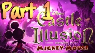 Mickey Mouse Castle of Illusion Walkthrough Part 1 ~ starring Mickey Mouse (PS3, X360, PC) ☆✮☆ HD