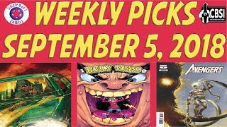 Weekly Picks for New Comic Books Releasing September 5, 2018