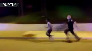 Violent clashes break out after student shot dead by police at Georgia Tech campus