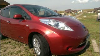 Эксперименты с Nissan Leaf в сибирские морозы -30