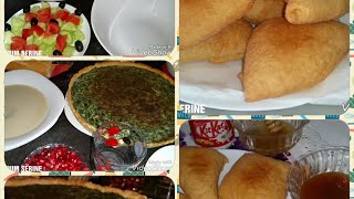روتيني الصباحي فالكوزينة خبز مقلي .....كيش بالسلق ......وشربة الدجاج? ?