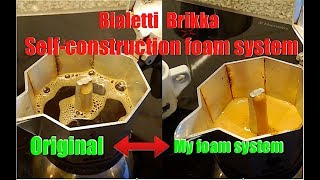 Bialetti Brikka Espresso crema  Self-construction foam system Englisch