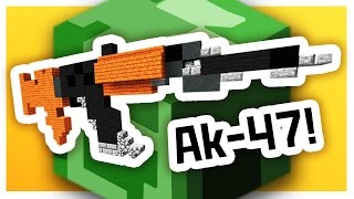 АВТОМАТ АК-47 за 5 МИНУТ! Билд Батл - Майнкрафт Кристаликс 2.0