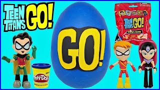 TEEN TITANS GO! Giant Play Doh Surprise Egg