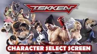 Tekken Mobile - All Characters Select Screen
