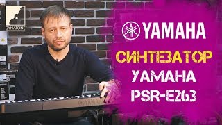 Обзор синтезатора YAMAHA PSR-E263