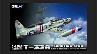 GWH 1/48 T-33A "Shooting Star" Scale Model Review