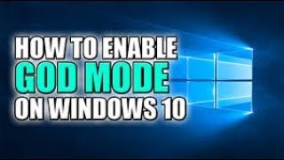 Enable God Mode  || Windows master control panel in Windows 10