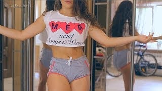 twerk in shorts Nastya Nass she twerking white girl twerking )))
