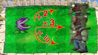 Plants vs Zombies Hack - 60 Chomper vs Gargantuar vs Giga-gargantuar vs Dr. Zomboss