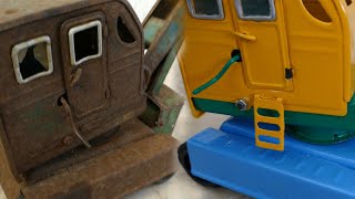 Реставрация старой Советской игрушки"Экскаватор"/Restoration of the old Soviet toy "Excavator"