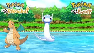 CAPTURER MINIDRACO (DRACOLOSSE) DANS POKÉMON LET'S GO PIKACHU/ÉVOLI