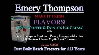 Make It Fresh Flavors! NYPD Coffee & Donuts Ice Cream