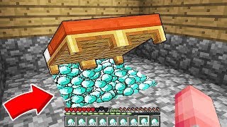Я НАШЁЛ СЕКРЕТНЫЕ АЛМАЗЫ ПОД КРОВАТЬЮ В МАЙНКРАФТ НУБИК ИГРАЕТ В MINECRAFT 100% ТРОЛЛИНГ ЛОВУШКА