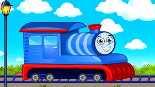 Развивающий мультик игра для малышей ПАРОВОЗИК ТОМАС - мойка и покраска! Thomas the train