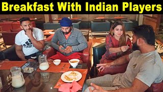 Sana Amjad Having BreakFast With Indian Kabaddi Players Live | Kabaddi World Cup 2020