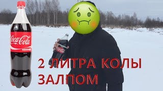 ЭКСПЕРИМЕНТ - 2 ЛИТРА КОЛЫ ЗАЛПОМ