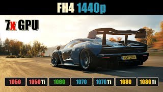Forza Horizon 4 GTX 1050 Ti vs. 1060 vs. 1070 vs. 1070 Ti vs. 1080 vs. 1080 Ti 1440p (Demo)