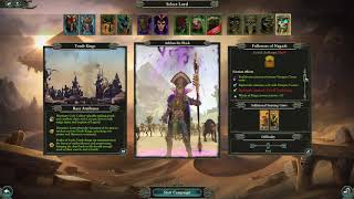 Tomb Kings DLC New Legendary Lords and Starting Units. Total War Warhammer 2 + New Skaven Lord