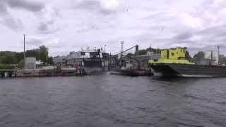 Parnu ship repair yard.port Parnu Estonia
