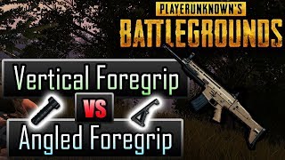 PUBG Mobile [ Angled foregrip vs Vertical foregrip ] Scar-L