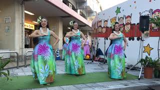 大阪 天満駅前広場 フラダンス 2018.11.10
