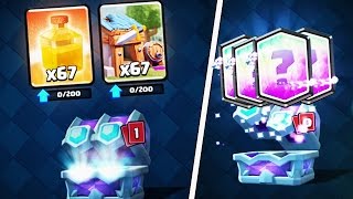 ОТКРЫВАЕМ СУНДУК АБСОЛЮТНОГО ЧЕМПИОНА - ВЫПАЛО 4 ЛЕГЕНДАРКИ | Clash Royale