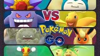 Pokémon GO Gym Battles Level 8 Gym Graveler Tangela Snorlax Starmie Gengar Beedrill & more