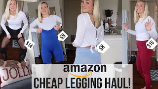 CHEAP AMAZON LEGGINGS!! | Try On & Review