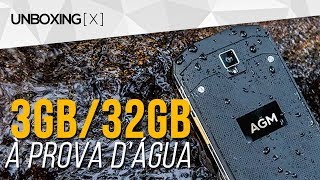 3GB+32GB! Esse celular é INDESTRUTÍVEL e À PROVA D'ÁGUA! - AGM A8 Unboxing/Primeiras Impressões PTBR