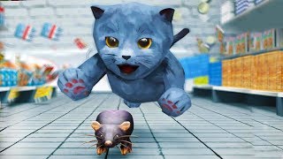 СИМУЛЯТОР Маленького КОТЕНКА #5 котик встретил друга -  развлекательное видео для детей #ПУРУМЧАТА