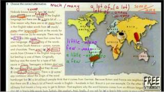 Gateway b1 | SB | Unit 3 | употребление little, few, much, many, a lot